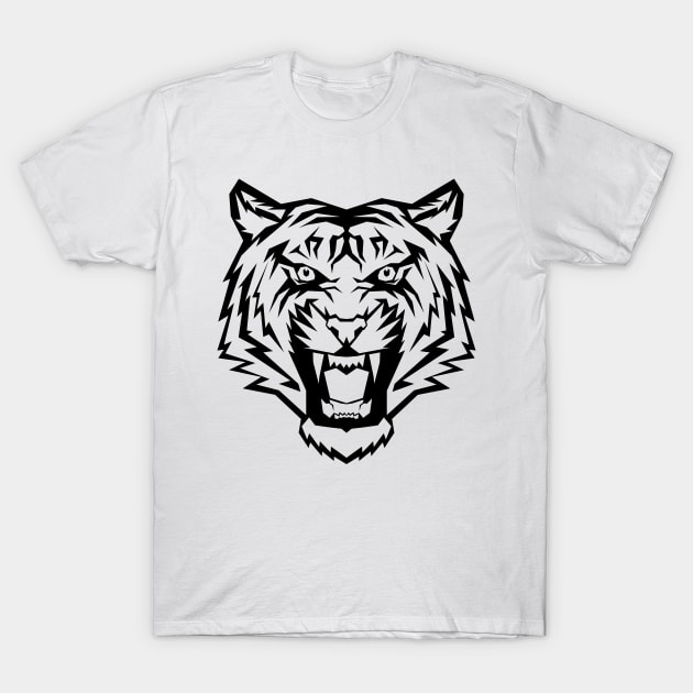 Tiger silhouette T-Shirt by Randomart